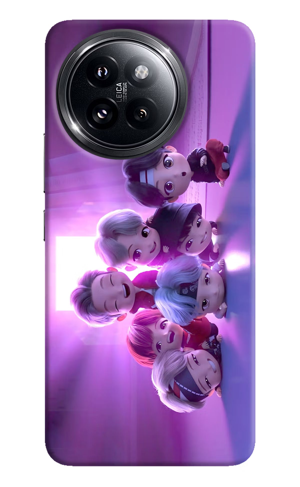 BTS Chibi Xiaomi 14 Civi Hard Case Back Cover by Casekaro