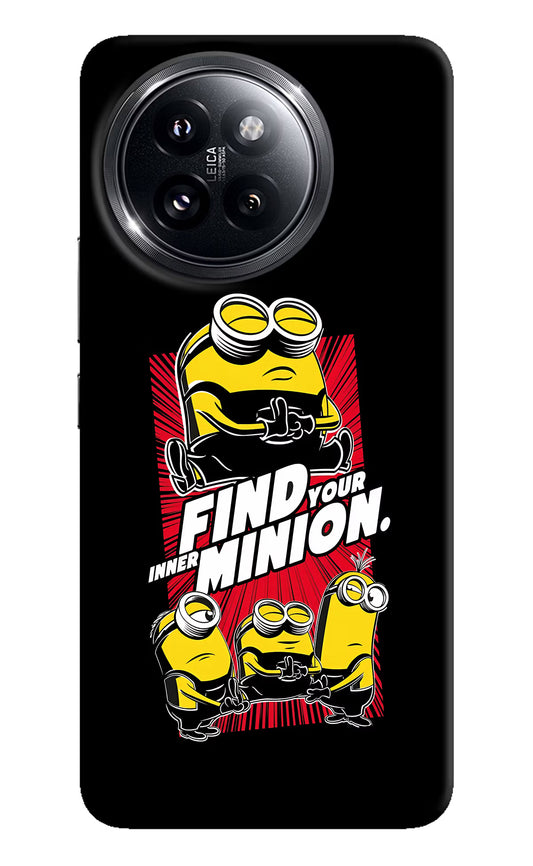 Find your inner Minion Xiaomi 14 Civi Hard Case Back Cover by Casekaro