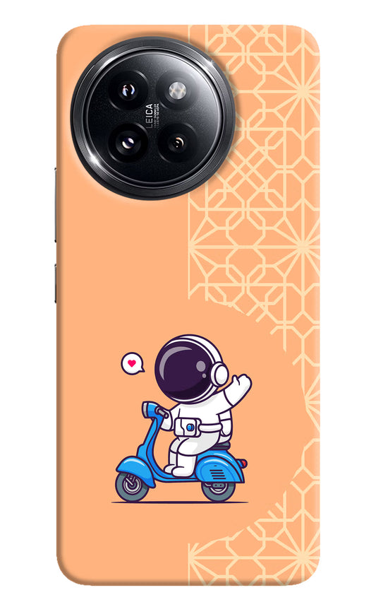 Cute Astronaut Riding Xiaomi 14 Civi Hard Case Back Cover by Casekaro