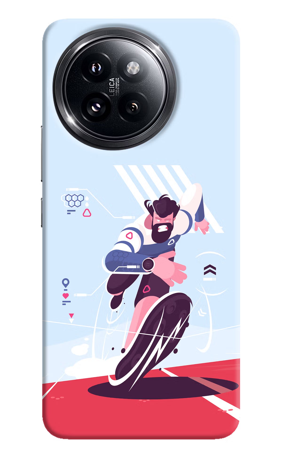 Run Pro Xiaomi 14 Civi Hard Case Back Cover by Casekaro