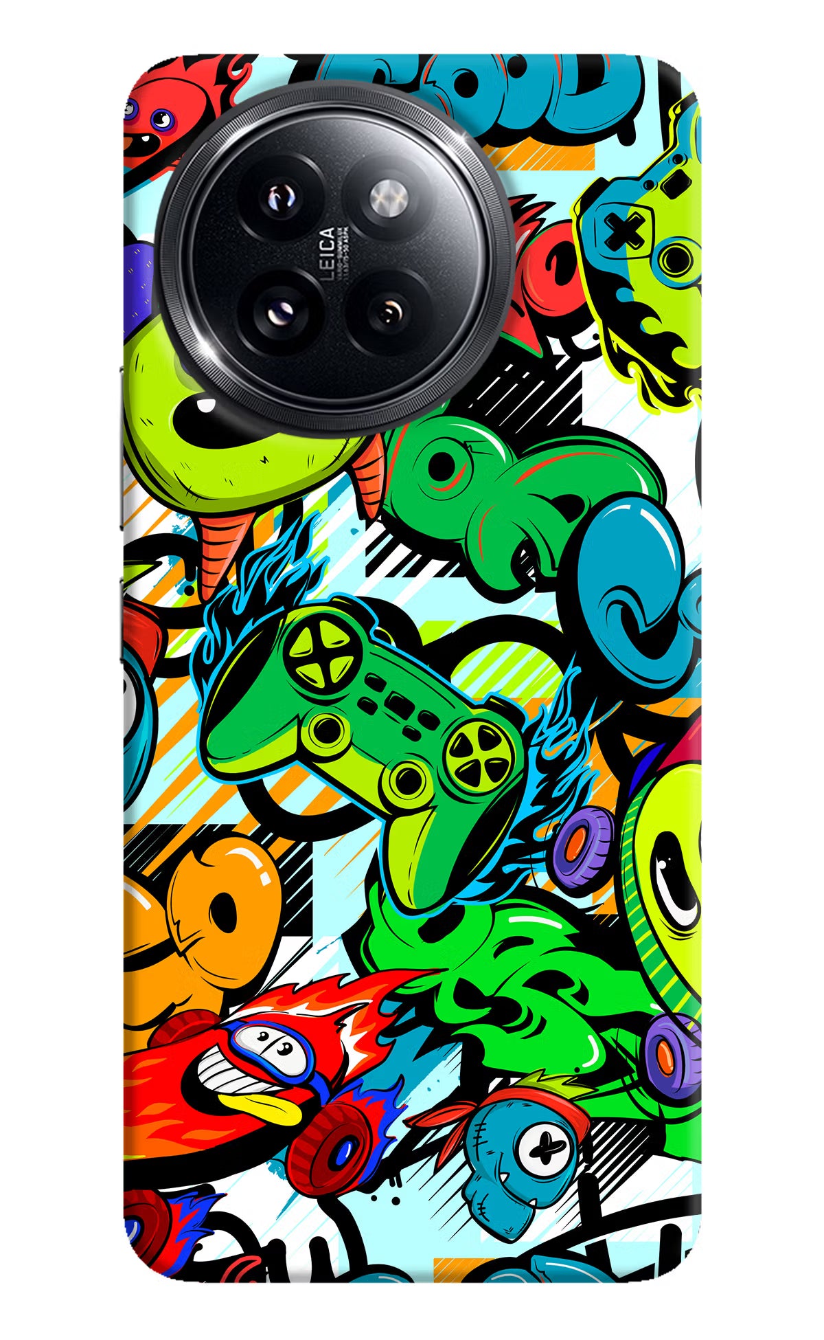 Game Doodle Xiaomi 14 Civi Hard Case Back Cover by Casekaro