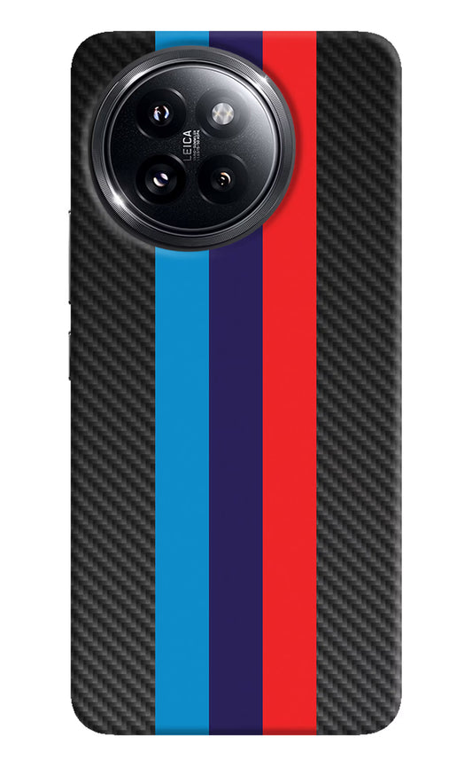 BMW Stripes Pattern Xiaomi 14 Civi Hard Case Back Cover by Casekaro