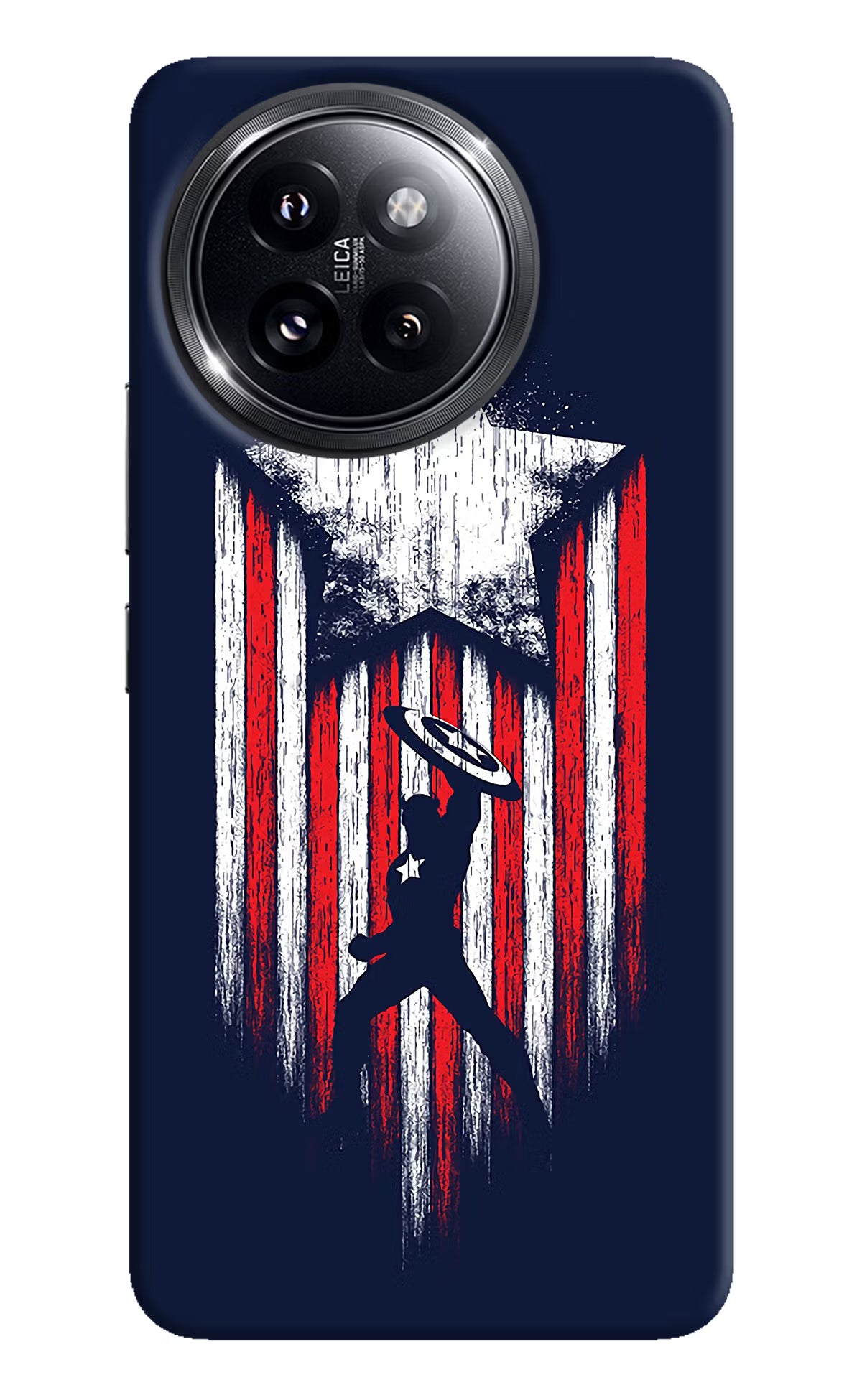 Captain America Marvel Art Xiaomi 14 Civi Hard Case Back Cover by Casekaro