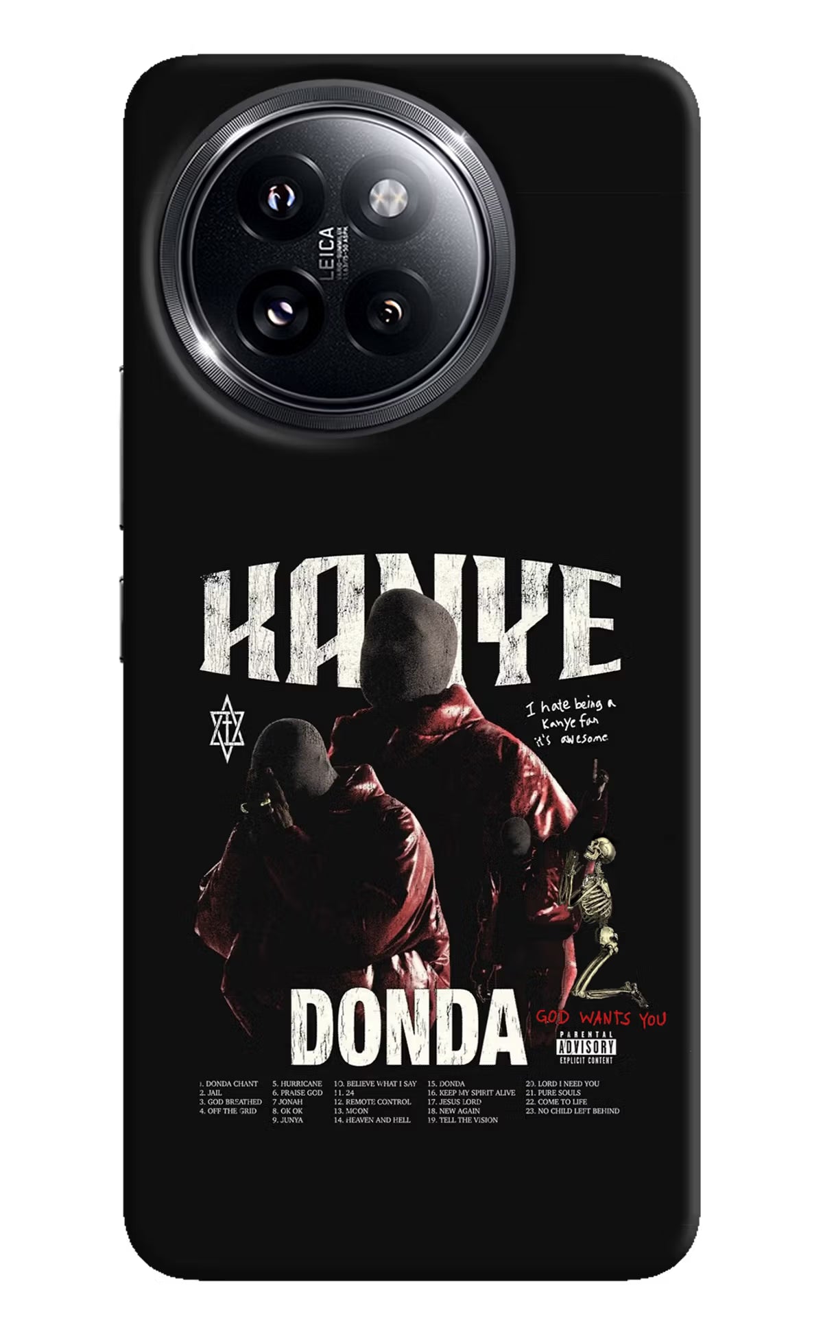 Donda Kanye West Xiaomi 14 Civi Hard Case Back Cover by Casekaro