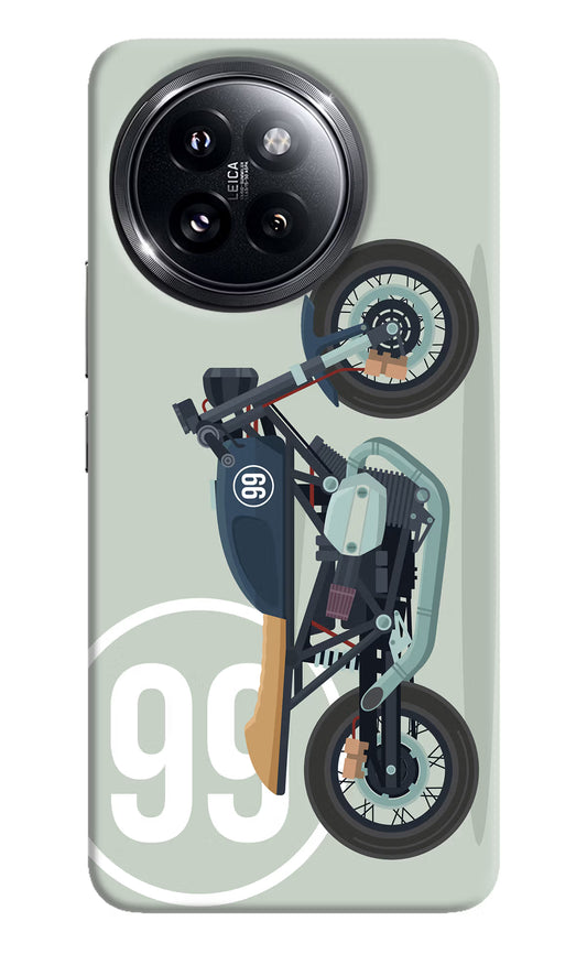 Classic Cafe Racer 99 Xiaomi 14 Civi Hard Case Back Cover by Casekaro