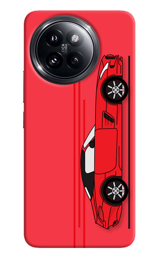 Red Velocity Xiaomi 14 Civi Hard Case Back Cover by Casekaro
