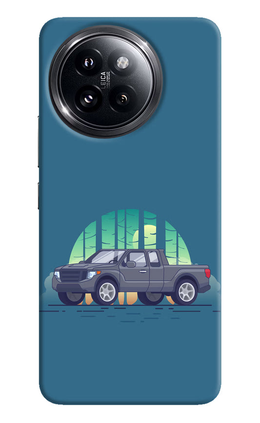 Retro Garage Vibe Xiaomi 14 Civi Hard Case Back Cover by Casekaro