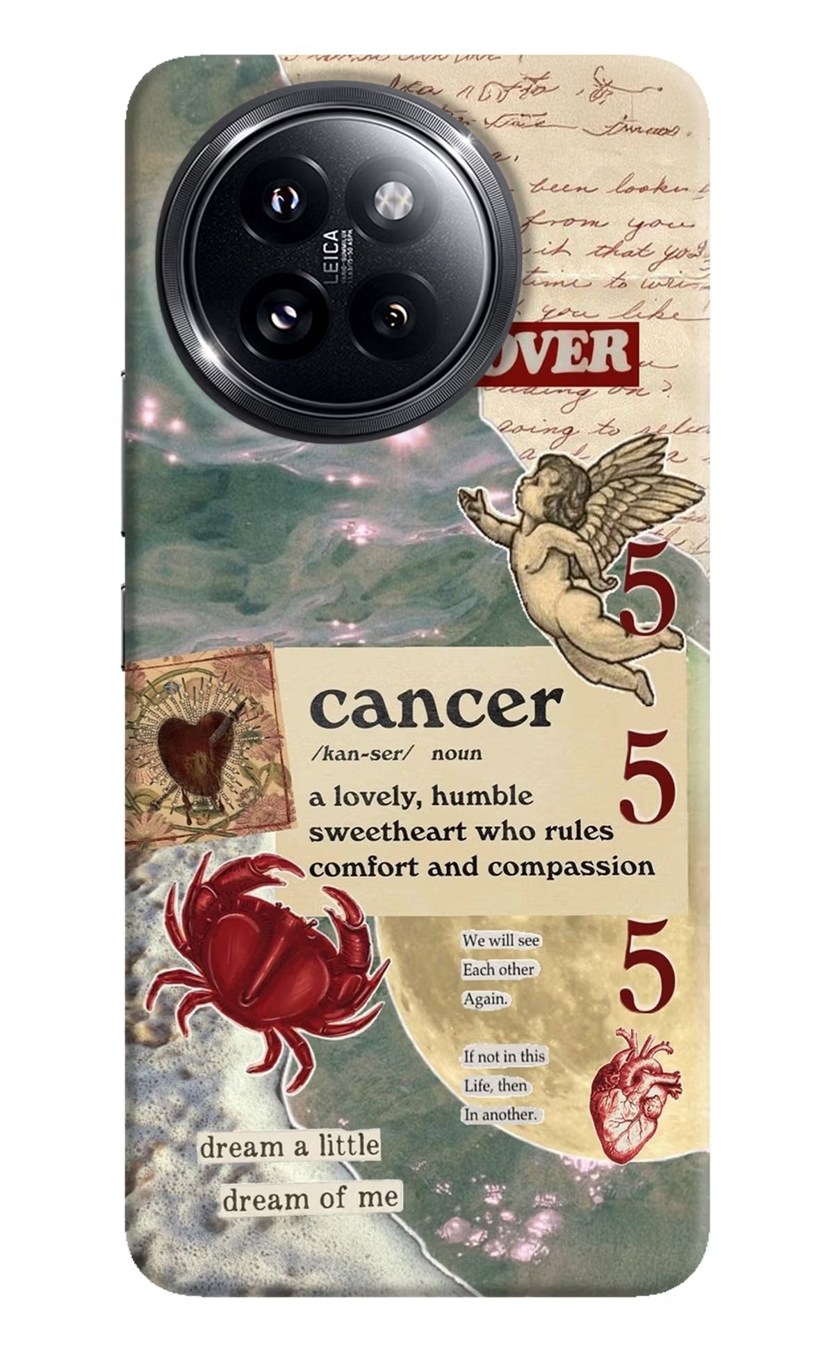 Cancer Zodiac Xiaomi 14 Civi Hard Case Back Cover by Casekaro