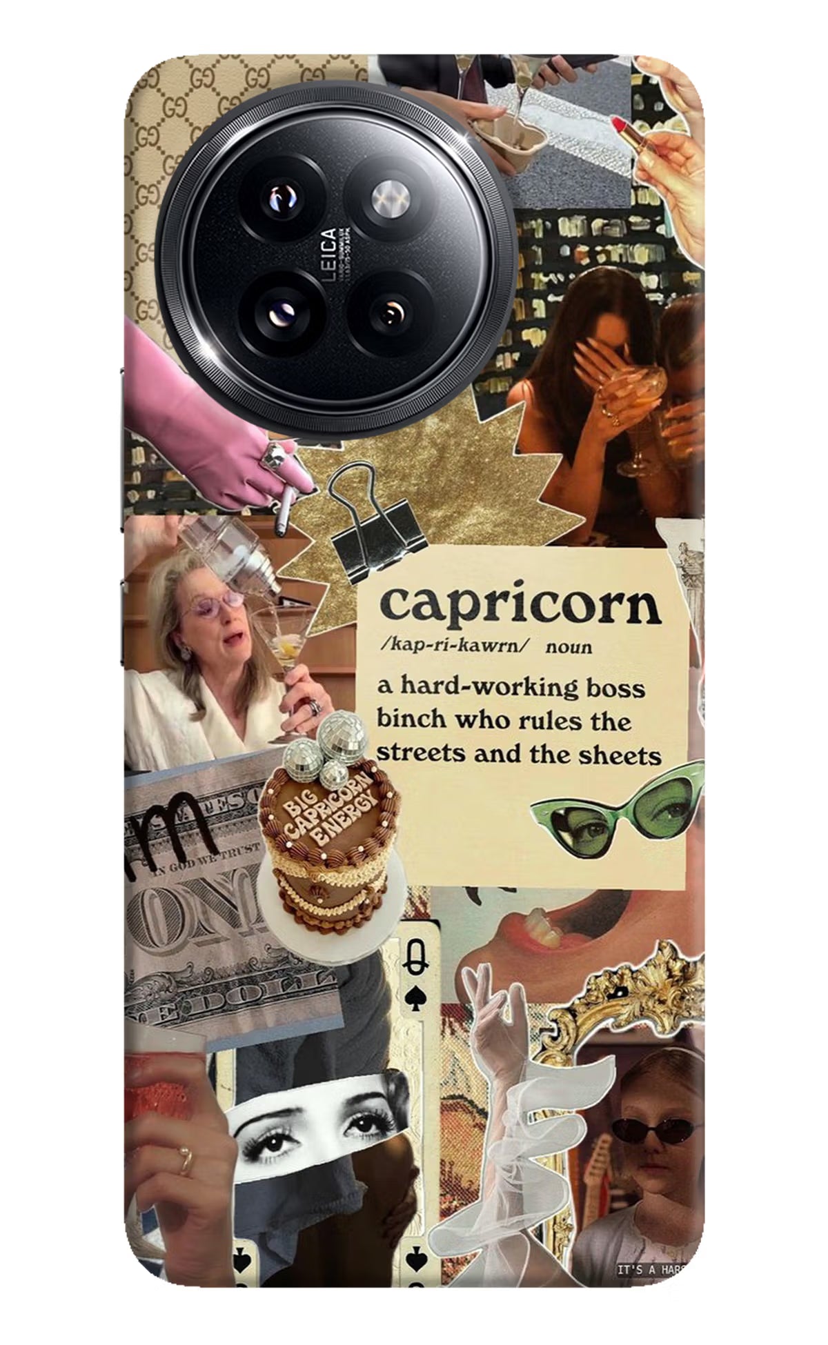 Capricorn Zodiac Xiaomi 14 Civi Hard Case Back Cover by Casekaro