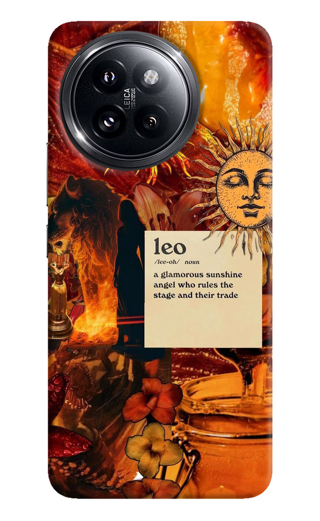 Leo Zodiac Xiaomi 14 Civi Hard Case Back Cover by Casekaro