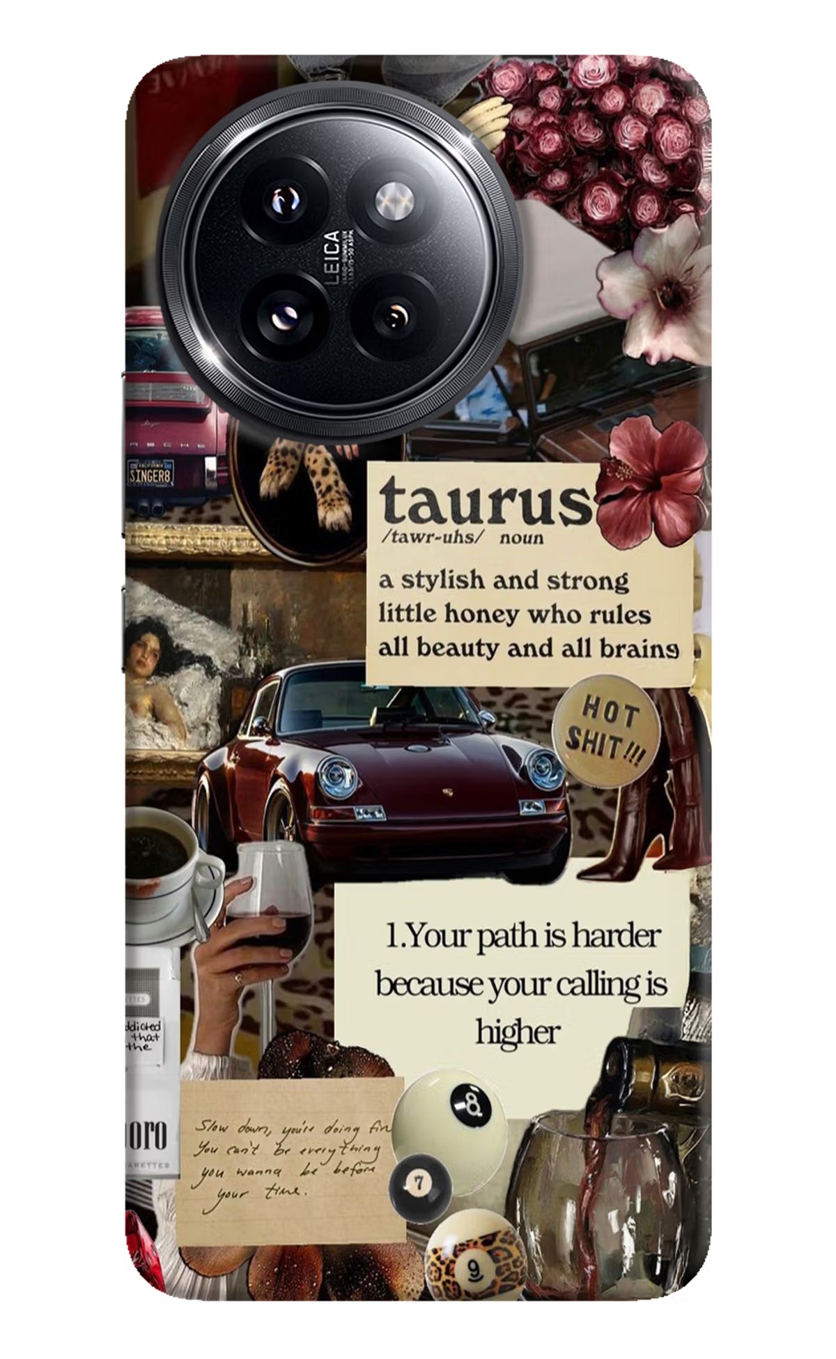 Taurus Zodiac Xiaomi 14 Civi Hard Case Back Cover by Casekaro