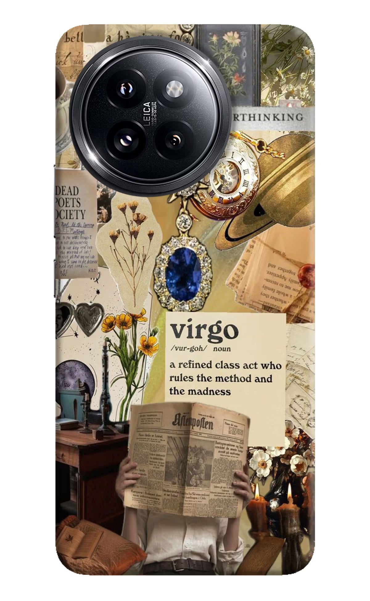 Virgo Zodiac Xiaomi 14 Civi Hard Case Back Cover by Casekaro