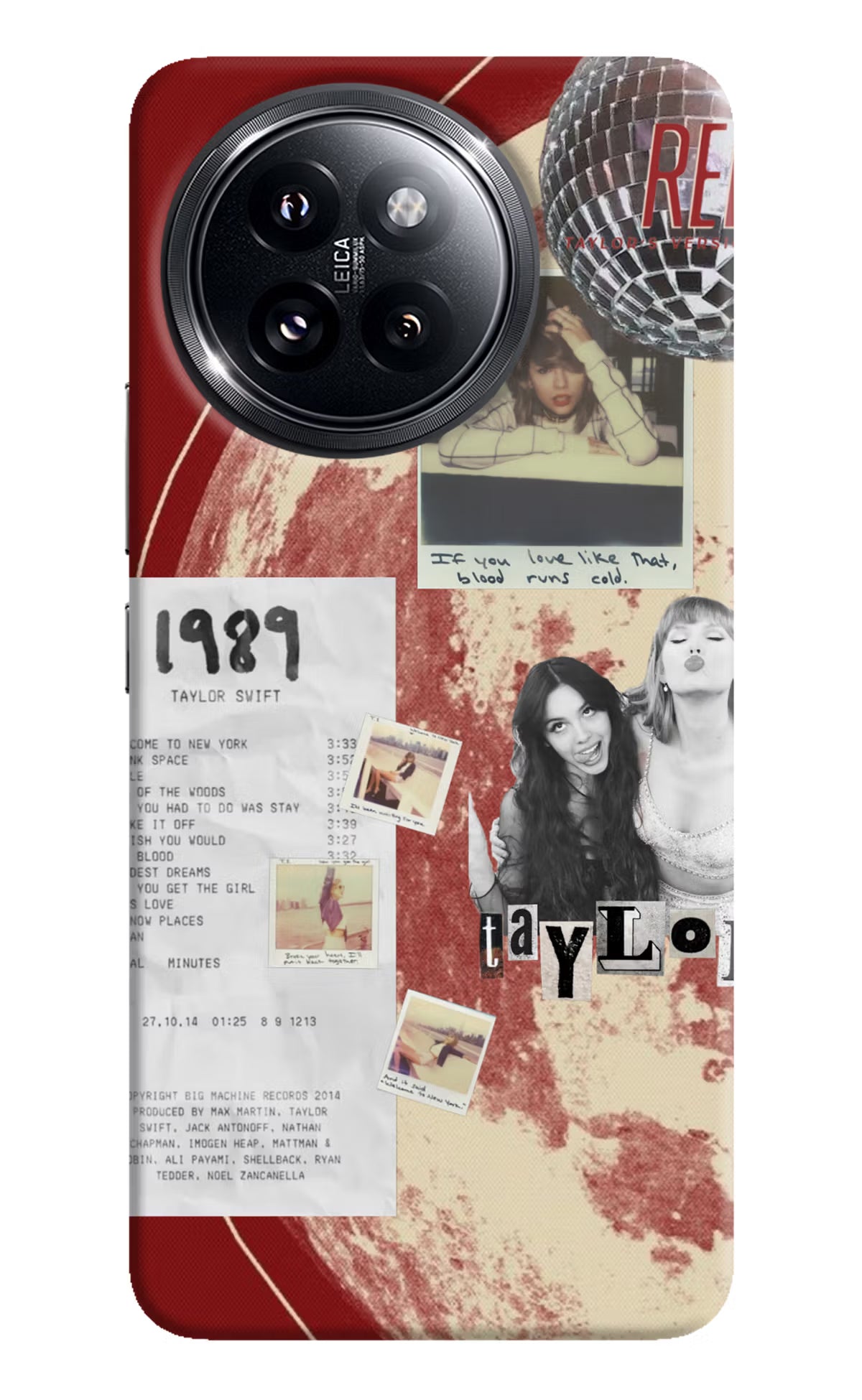 Taylor Swift Xiaomi 14 Civi Back Cover