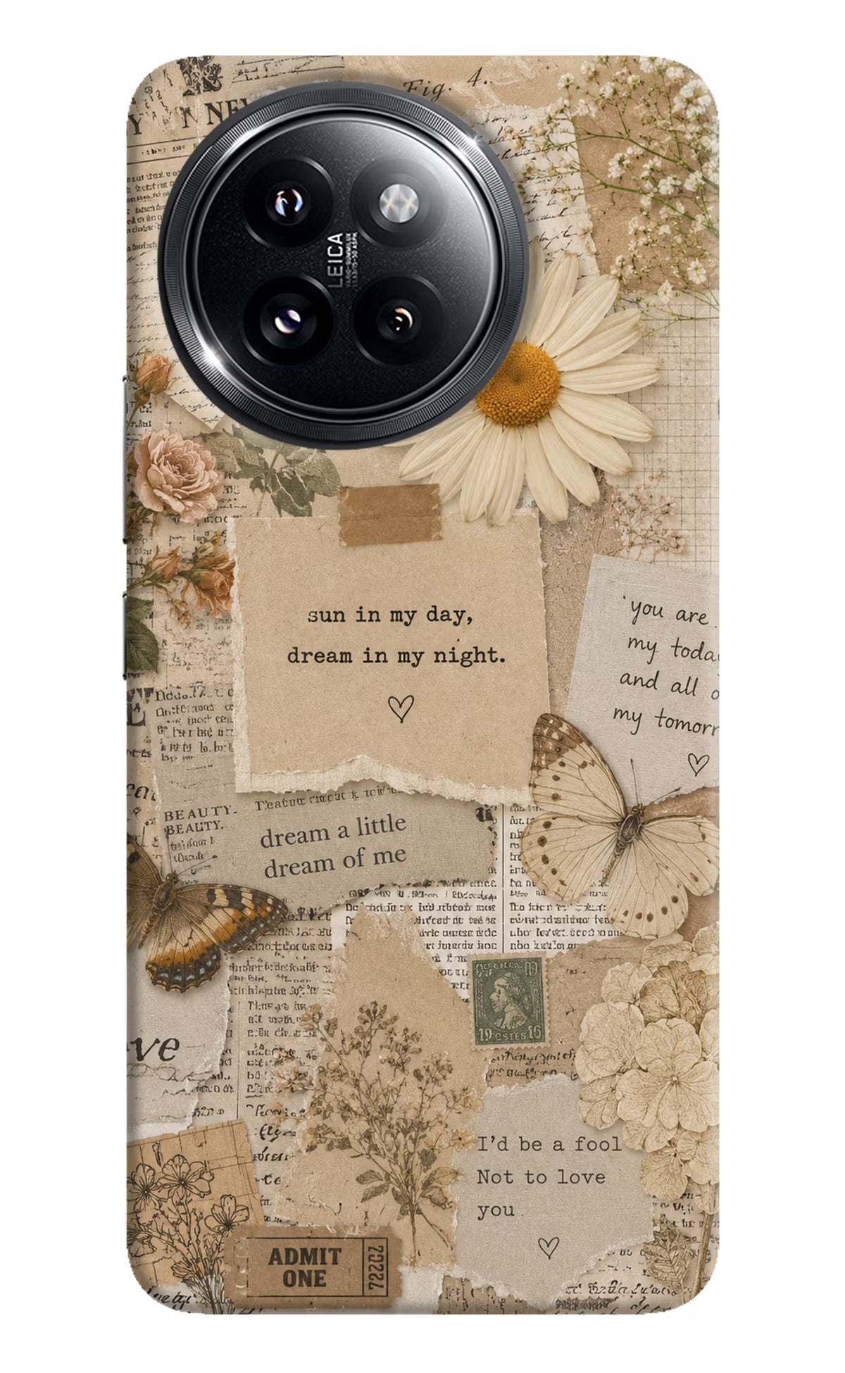 Vintage case Xiaomi 14 Civi Back Cover