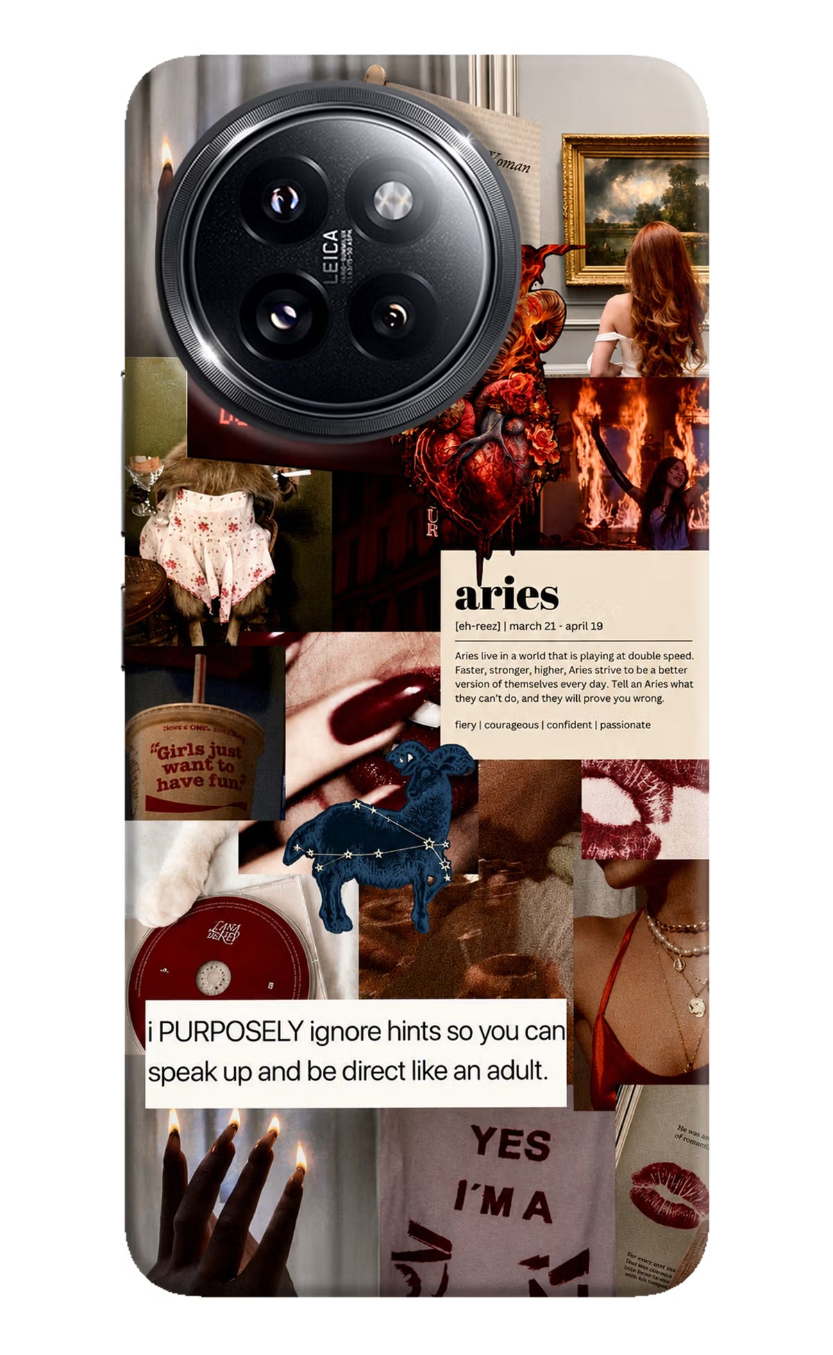 Zodiac Aries Xiaomi 14 Civi Back Cover