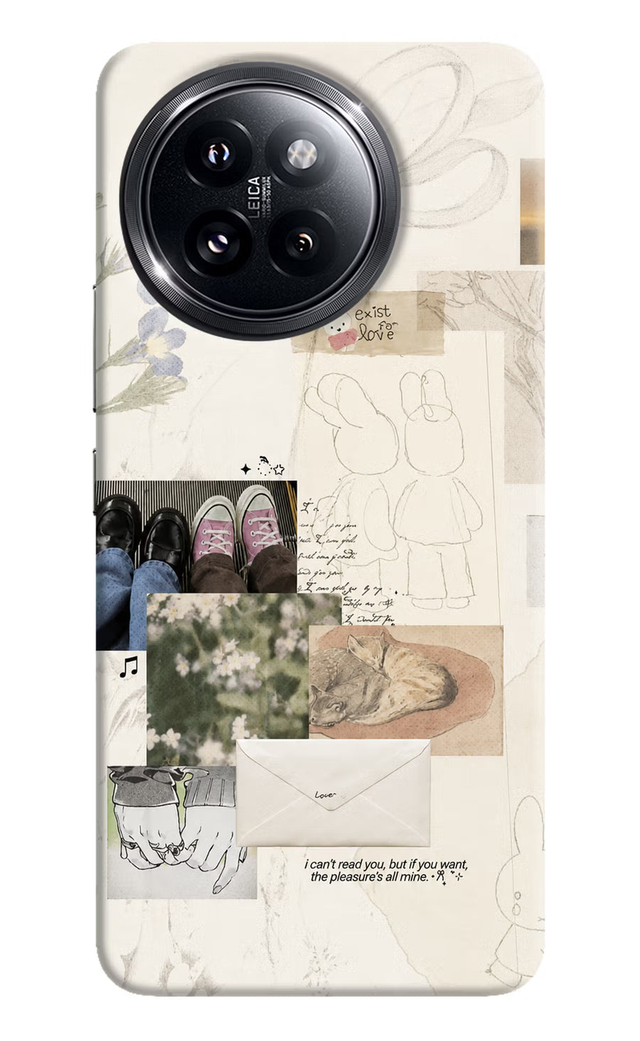 Soft Aesthetic Xiaomi 14 Civi Back Cover, Hard case