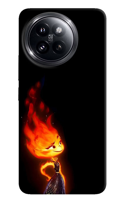Ember Flame Xiaomi 14 Civi Hard Case Back Cover by Casekaro
