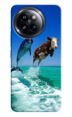 Dolphin vs Cow Xiaomi 14 Civi Hard Case Back Cover by Casekaro