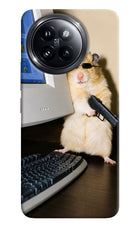 Hacker Hamster Xiaomi 14 Civi Hard Case Back Cover by Casekaro