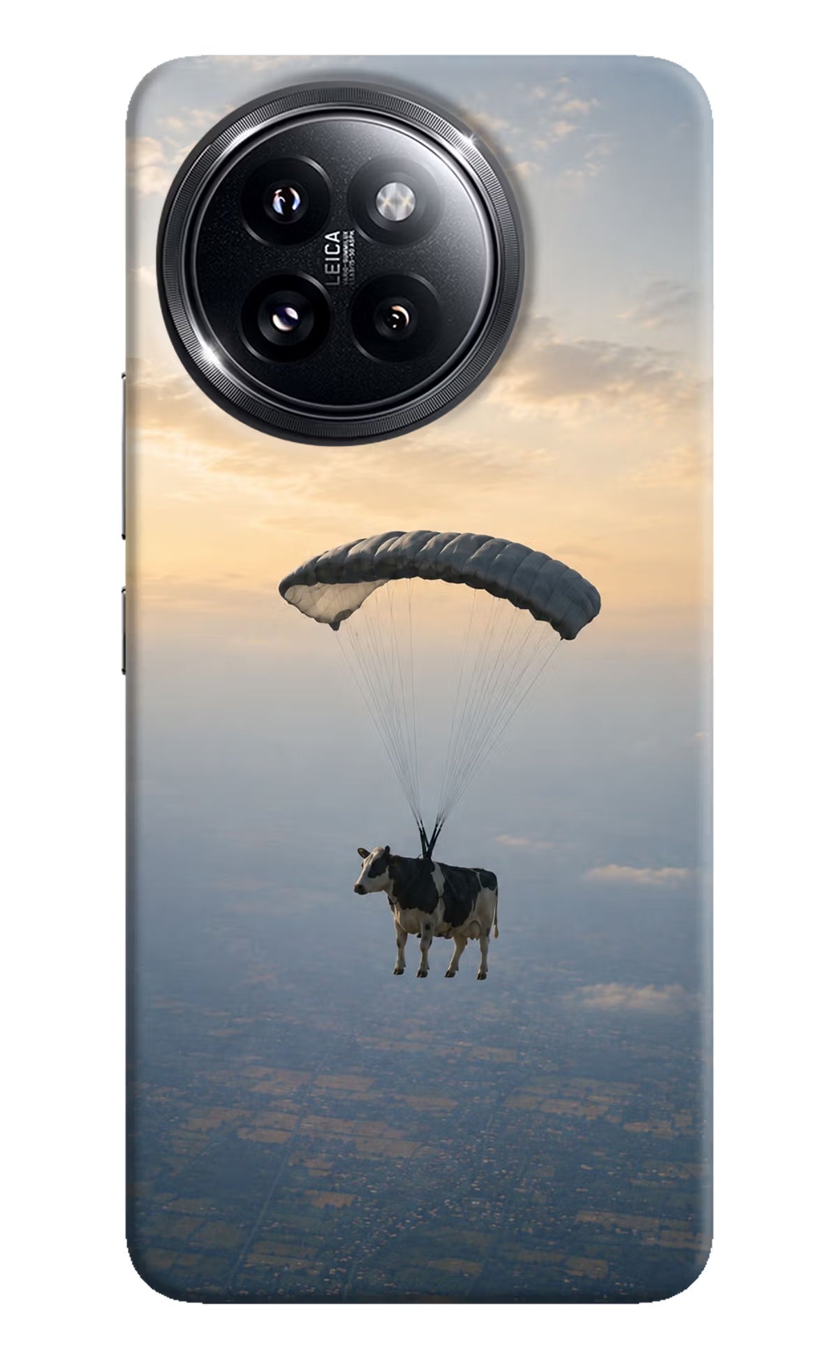 Skydiving Cow Xiaomi 14 Civi Back Cover