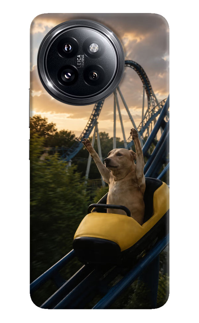 Rollercoaster Dog Xiaomi 14 Civi Hard Case Back Cover by Casekaro