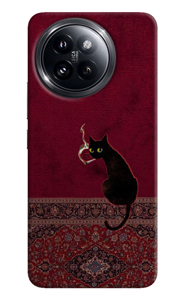 Midnight Cat Xiaomi 14 Civi Hard Case Back Cover by Casekaro