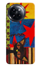 Pop Cat Xiaomi 14 Civi Hard Case Back Cover by Casekaro