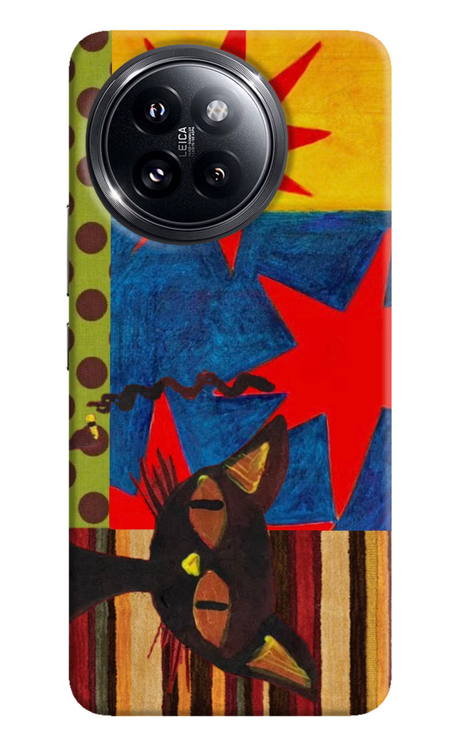 Pop Cat Xiaomi 14 Civi Hard Case Back Cover by Casekaro