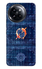 Koi Blue Xiaomi 14 Civi Hard Case Back Cover by Casekaro