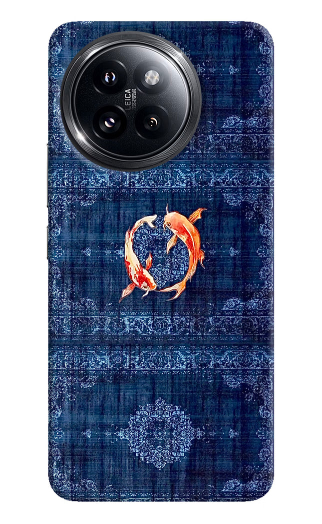 Koi Blue Xiaomi 14 Civi Hard Case Back Cover by Casekaro