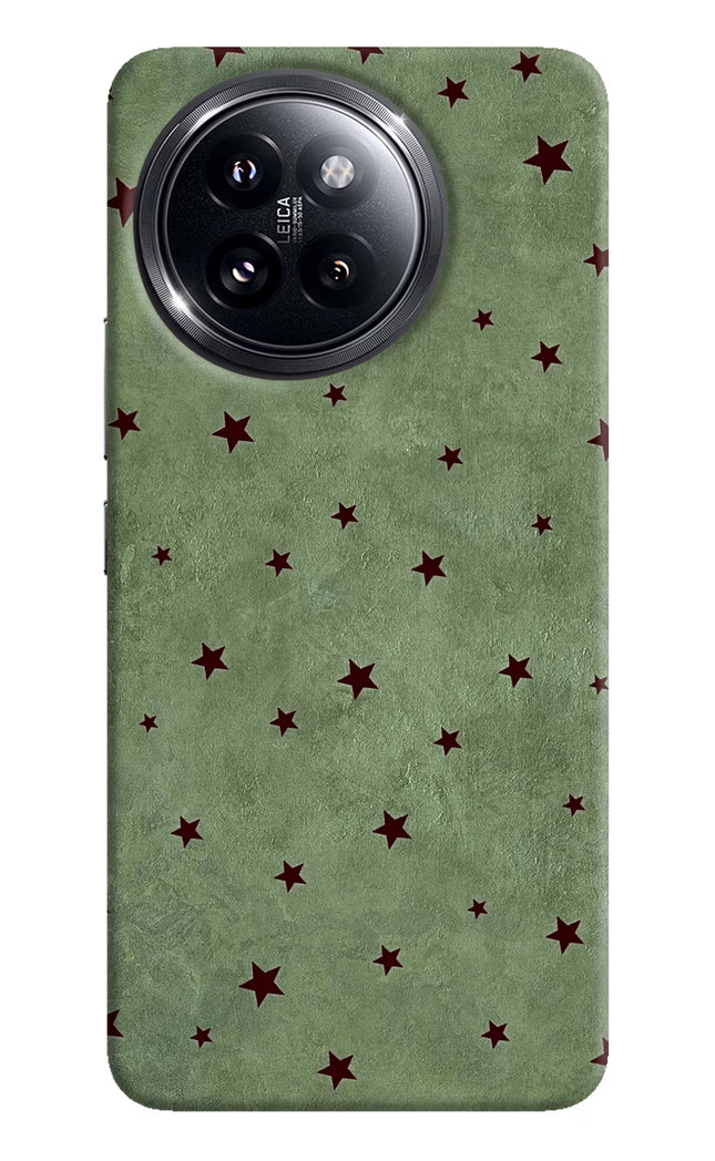 Green Stars Xiaomi 14 Civi Hard Case Back Cover by Casekaro