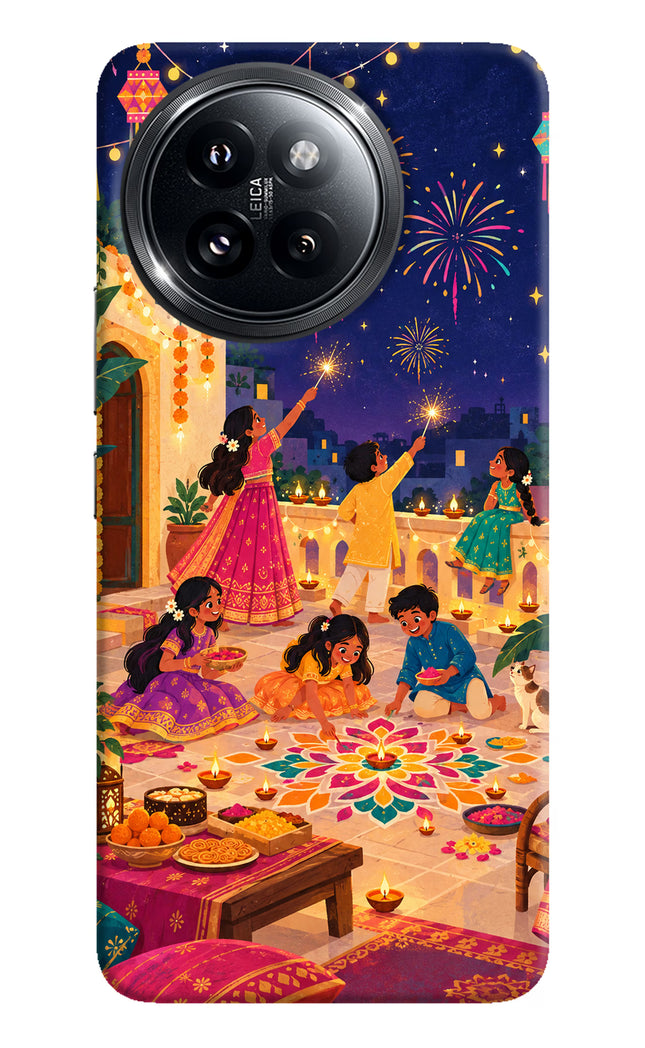 Diwali Night Xiaomi 14 Civi Hard Case Back Cover by Casekaro