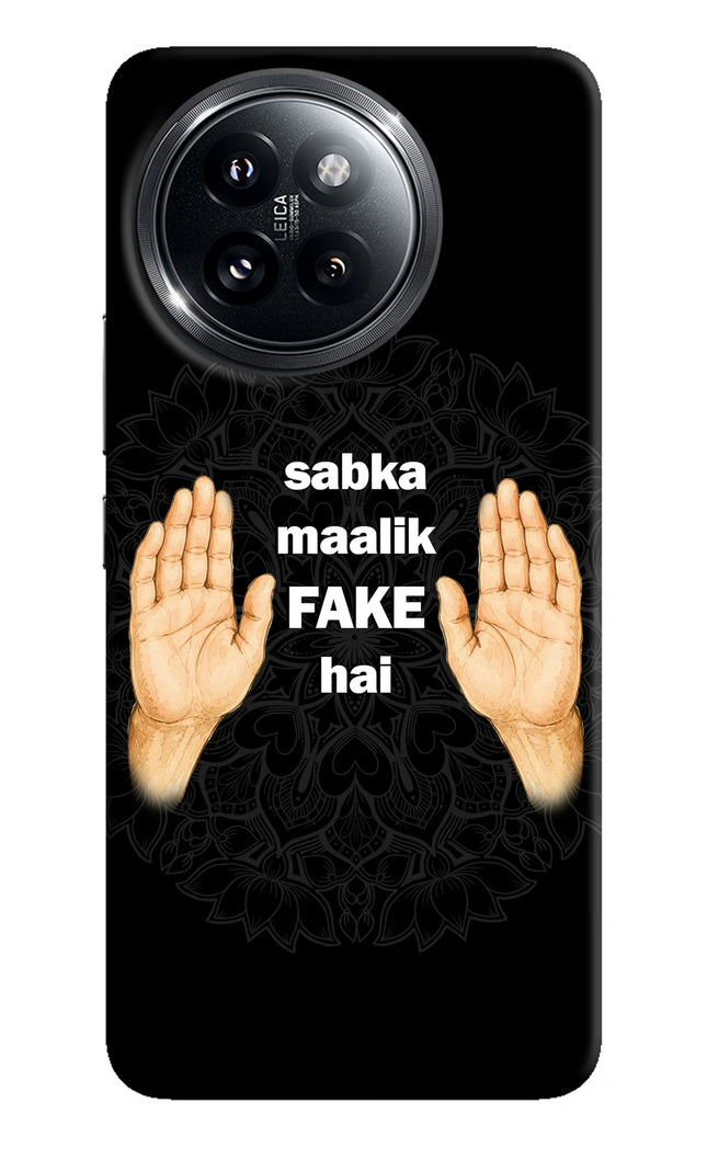 Sabka Malik Fake Xiaomi 14 Civi Hard Case Back Cover by Casekaro