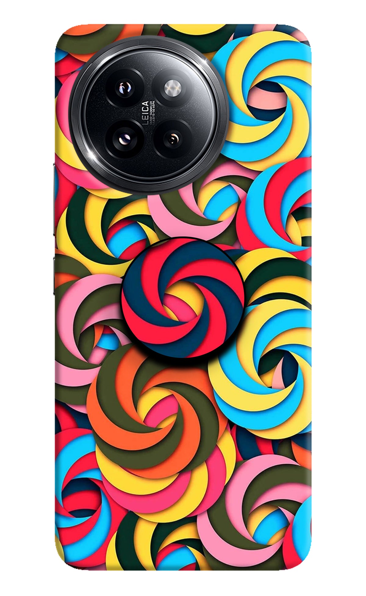 Spiral Pattern Xiaomi 14 Civi Pop Case