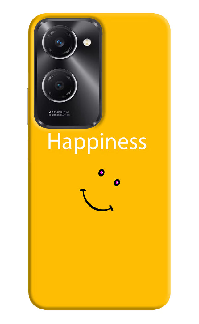 Happiness With Smiley Vivo T3 Lite 5G Hard Case Back Cover by Casekaro