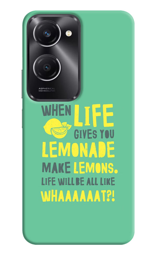 Quote Vivo T3 Lite 5G Hard Case Back Cover by Casekaro