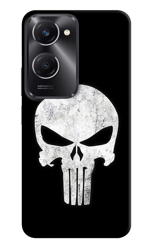 Punisher Skull Vivo T3 Lite 5G Hard Case Back Cover by Casekaro