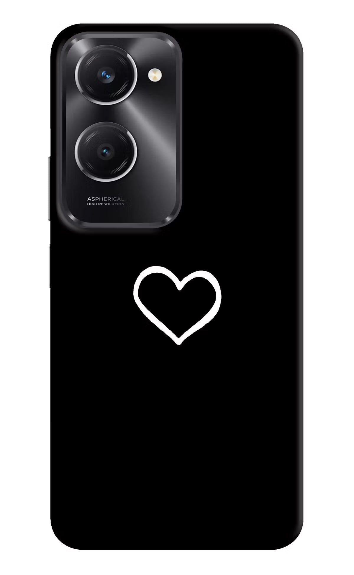 Heart Vivo T3 Lite 5G Hard Case Back Cover by Casekaro