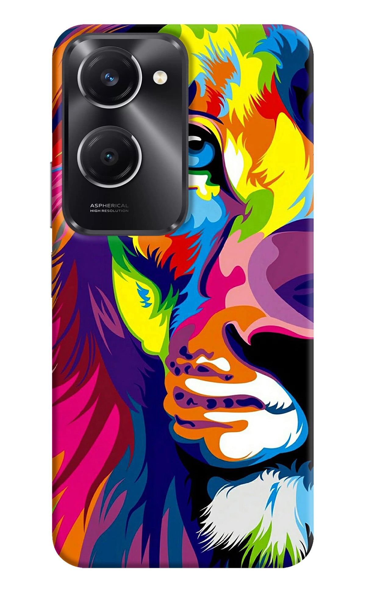 Lion Half Face Vivo T3 Lite 5G Back Cover