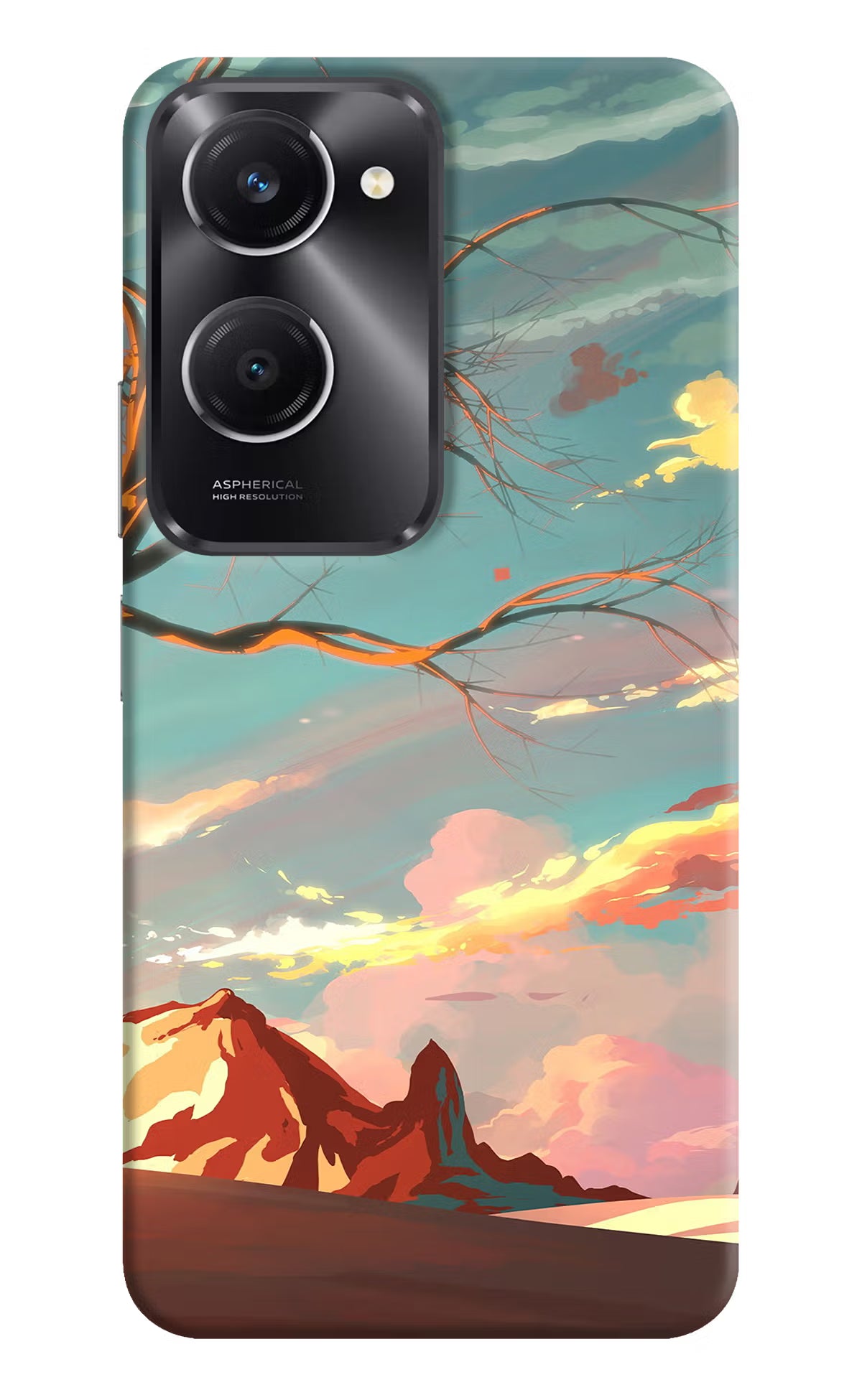 Scenery Vivo T3 Lite 5G Hard Case Back Cover by Casekaro