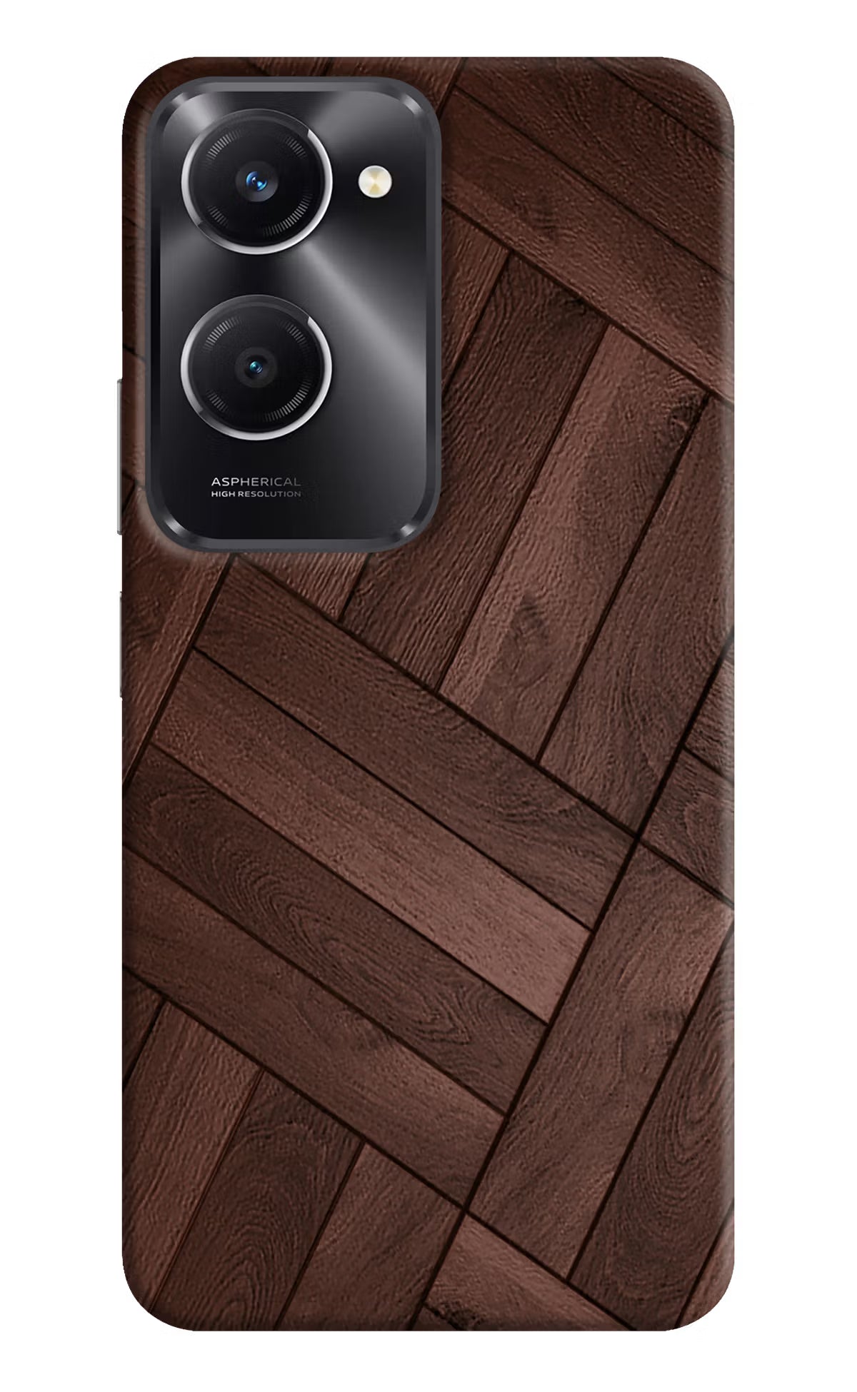 Wooden Texture Design Vivo T3 Lite 5G Hard Case Back Cover by Casekaro