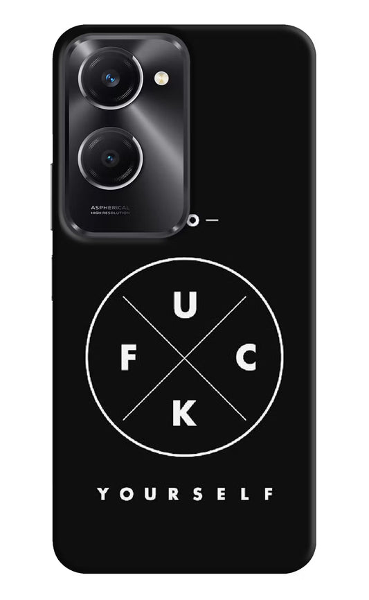 Go Fuck Yourself Vivo T3 Lite 5G Hard Case Back Cover by Casekaro