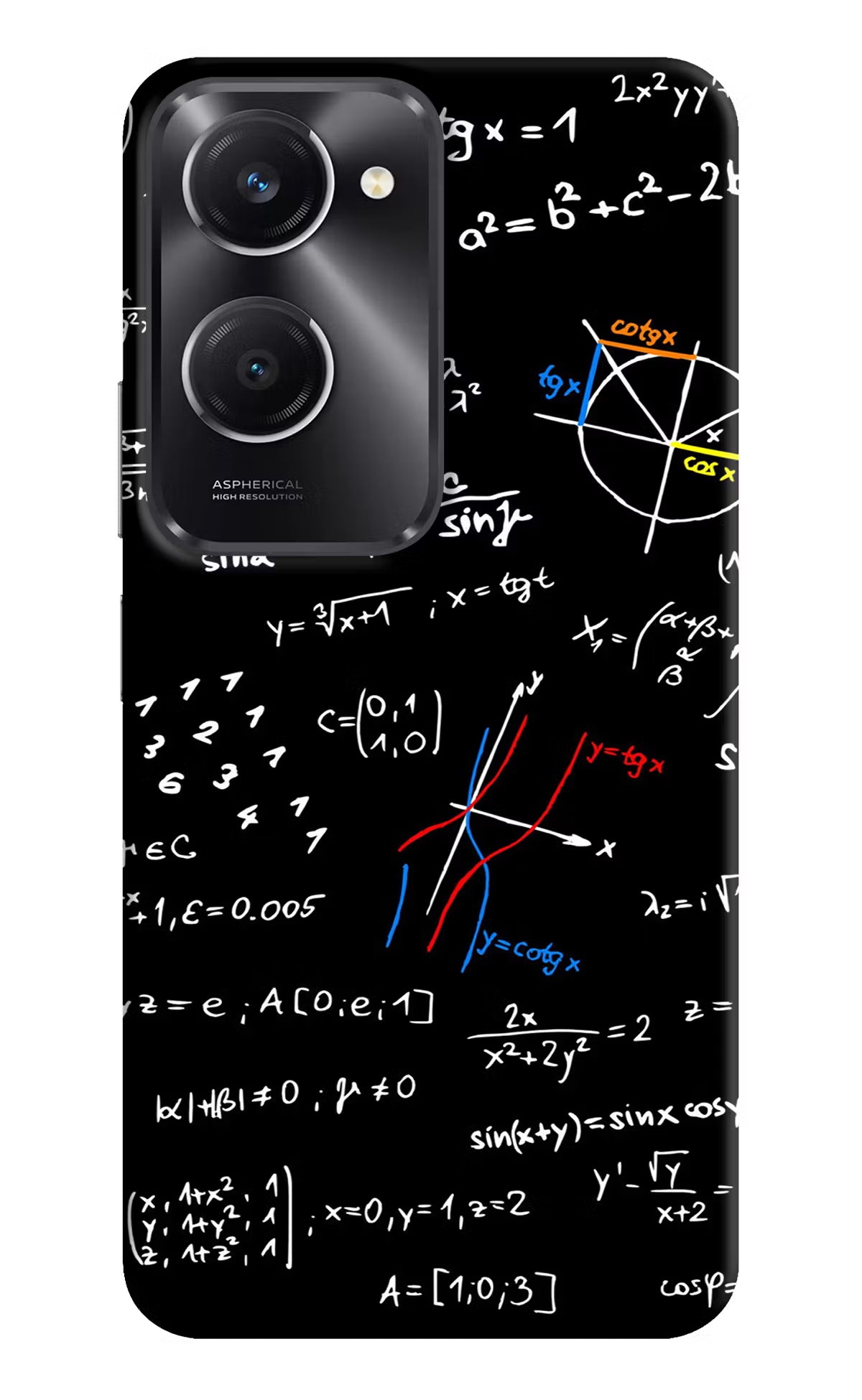 Mathematics Formula Vivo T3 Lite 5G Hard Case Back Cover by Casekaro