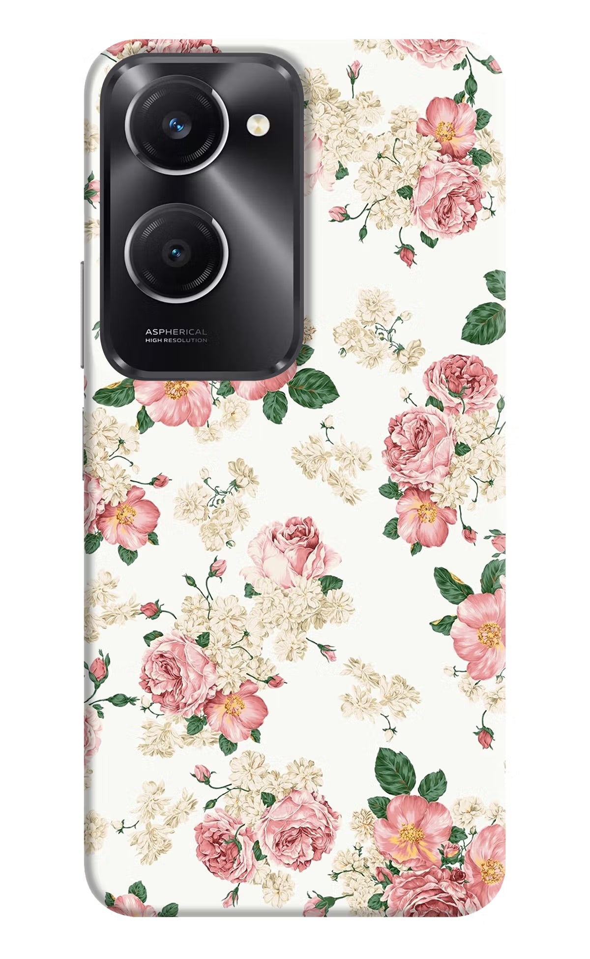 Flowers Vivo T3 Lite 5G Hard Case Back Cover by Casekaro