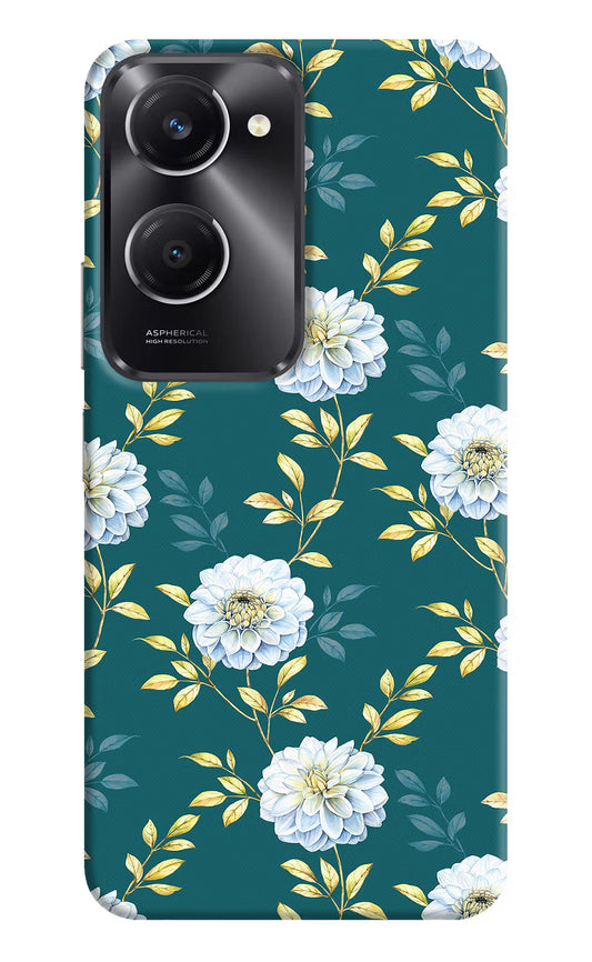 Flowers Vivo T3 Lite 5G Hard Case Back Cover by Casekaro
