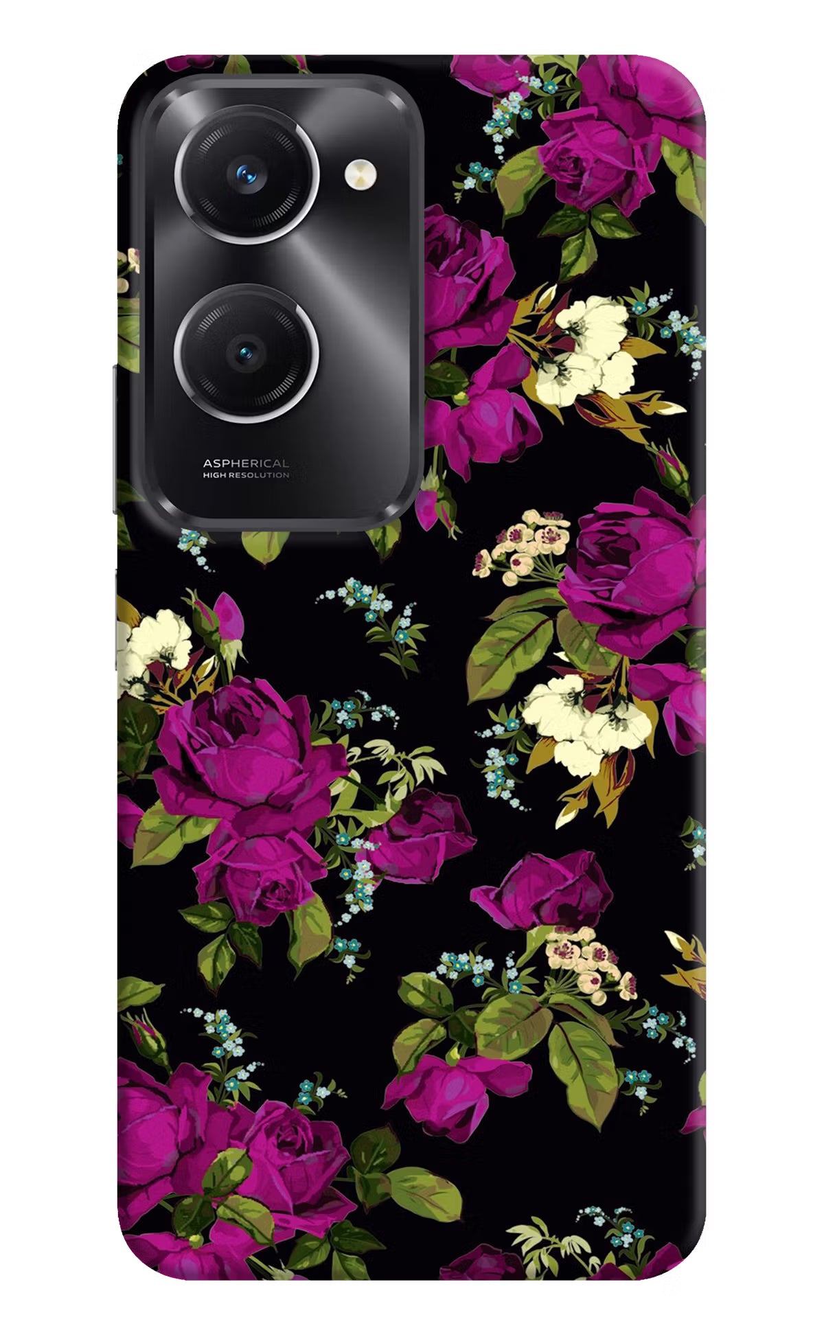 Flowers Vivo T3 Lite 5G Hard Case Back Cover by Casekaro