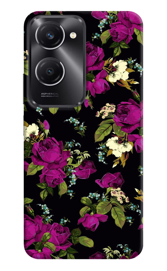 Flowers Vivo T3 Lite 5G Hard Case Back Cover by Casekaro