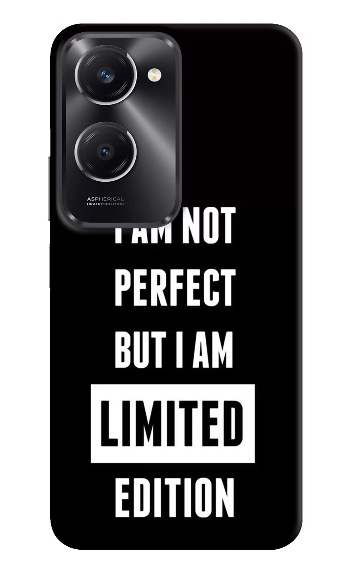 I Am Not Perfect But I Am Limited Edition Vivo T3 Lite 5G Hard Case Back Cover by Casekaro