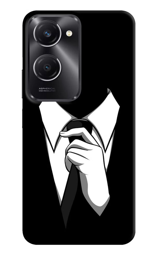 Black Tie Vivo T3 Lite 5G Hard Case Back Cover by Casekaro