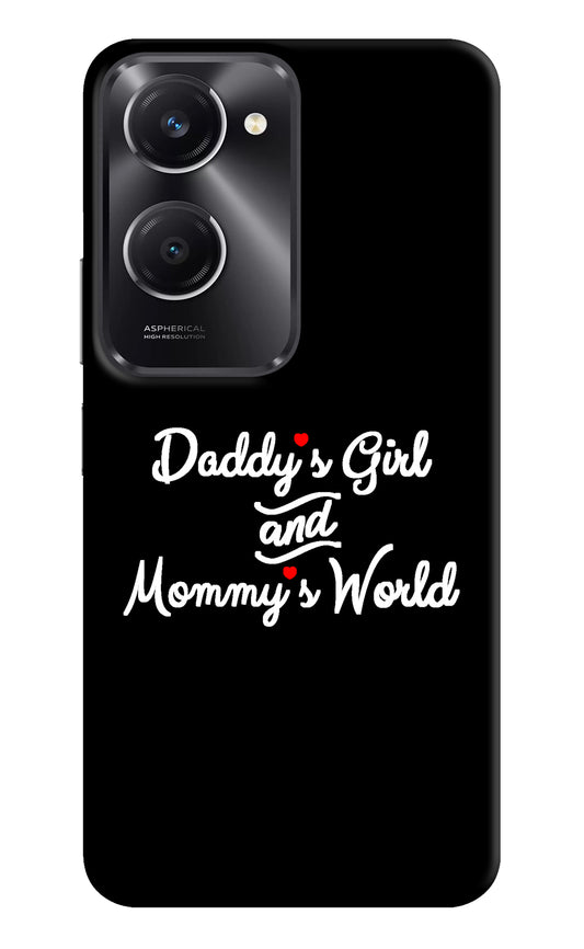 Daddy's Girl and Mommy's World Vivo T3 Lite 5G Back Cover